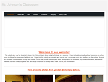 Tablet Screenshot of mrjohnsonsclassroom.weebly.com