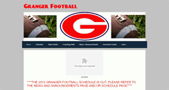 Desktop Screenshot of grangerfootball.weebly.com