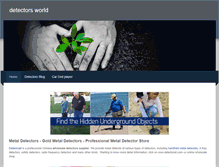 Tablet Screenshot of detectorsworld.weebly.com