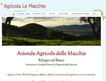 Tablet Screenshot of agricolalemacchie.weebly.com