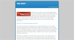 Desktop Screenshot of date-match1.weebly.com