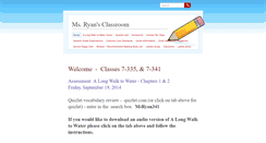 Desktop Screenshot of msryan227.weebly.com