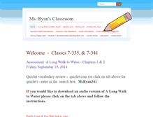 Tablet Screenshot of msryan227.weebly.com
