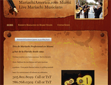 Tablet Screenshot of mariachismiami.weebly.com