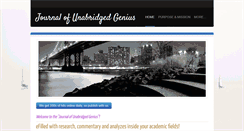 Desktop Screenshot of geniusjournal.weebly.com