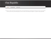 Tablet Screenshot of chat-republic.weebly.com