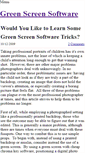 Mobile Screenshot of greenscreensoftware.weebly.com