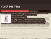 Tablet Screenshot of leaflet-delivery.weebly.com