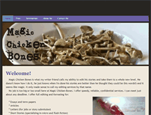 Tablet Screenshot of magicchickenbones.weebly.com