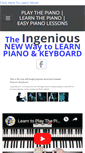 Mobile Screenshot of play-the-piano.weebly.com