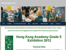 Tablet Screenshot of hkag5exhibition2012.weebly.com