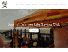 Tablet Screenshot of dawlishwarrenlifesavingclub.weebly.com