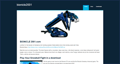 Desktop Screenshot of bionicle2001.weebly.com