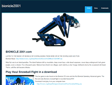 Tablet Screenshot of bionicle2001.weebly.com