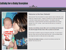 Tablet Screenshot of lullabyforababyscorpion.weebly.com