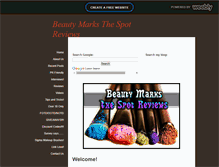 Tablet Screenshot of beautymarksthespotreviews.weebly.com