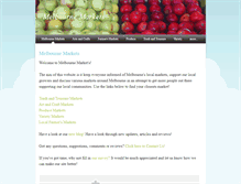 Tablet Screenshot of melbournemarkets.weebly.com