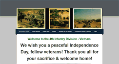 Desktop Screenshot of 4thinfantrydivision-vietnam.weebly.com