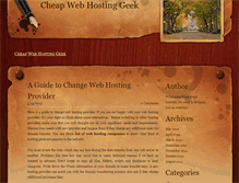 Tablet Screenshot of cheapwebhostinggeek.weebly.com