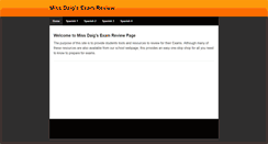 Desktop Screenshot of missdaigsexams.weebly.com