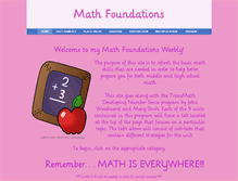 Tablet Screenshot of mathfoundations.weebly.com