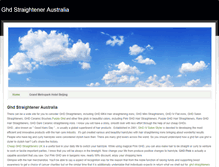 Tablet Screenshot of ghdstraighteneraustralia.weebly.com