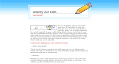 Desktop Screenshot of natural-stress-relief.weebly.com