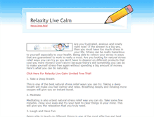 Tablet Screenshot of natural-stress-relief.weebly.com