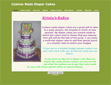 Tablet Screenshot of kristaskakes.weebly.com