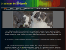 Tablet Screenshot of maximumbuiltkennels.weebly.com