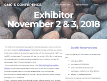 Tablet Screenshot of cmc-southconferenceexhibitors.weebly.com