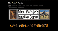 Desktop Screenshot of mrspedigoarlington.weebly.com