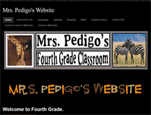 Tablet Screenshot of mrspedigoarlington.weebly.com