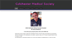 Desktop Screenshot of colchestermedicalsociety.weebly.com