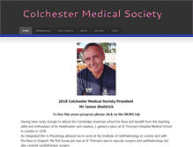 Tablet Screenshot of colchestermedicalsociety.weebly.com