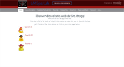 Desktop Screenshot of lmspanish.weebly.com