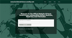 Desktop Screenshot of kevishendrickson.weebly.com