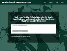 Tablet Screenshot of kevishendrickson.weebly.com