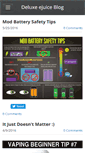 Mobile Screenshot of deluxeejuiceblog.weebly.com