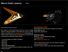 Tablet Screenshot of marcsguitarlessons.weebly.com