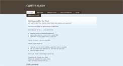 Desktop Screenshot of clutterbuddy.weebly.com