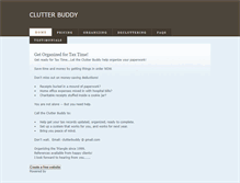 Tablet Screenshot of clutterbuddy.weebly.com