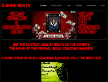 Tablet Screenshot of dbonebeats.weebly.com