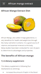 Mobile Screenshot of africanmangoextracts.weebly.com