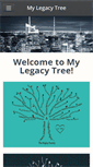 Mobile Screenshot of mylegacytree.weebly.com