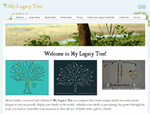 Tablet Screenshot of mylegacytree.weebly.com