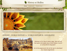 Tablet Screenshot of historyatmullen.weebly.com