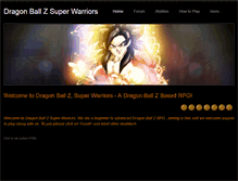 Tablet Screenshot of dragonballzsuperwarriors.weebly.com