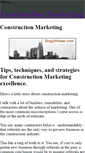 Mobile Screenshot of constructionmarketing.weebly.com