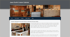 Desktop Screenshot of jasonscottscustomcabinets.weebly.com